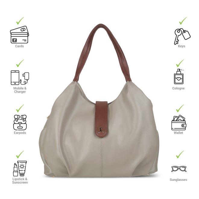 Mochi Women Beige Casual Shoulder Bag (SKU: 66-8375-20-10)