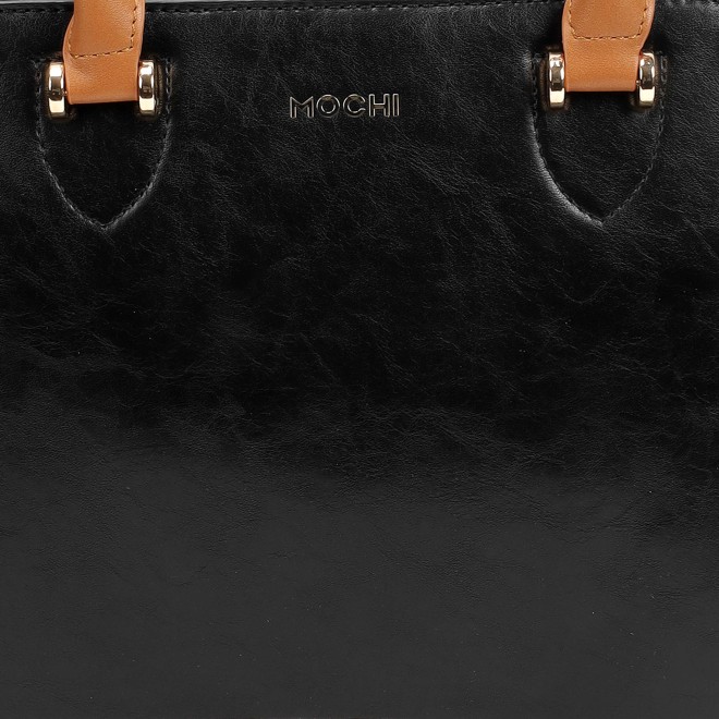 Mochi Women Black Satchel Bag (SKU: 66-838-11-10) Mochi Women Black Satchel Bag (SKU: 66-838-11-10)