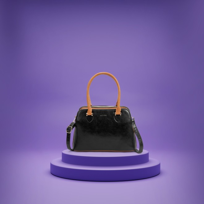 Mochi Women Black Satchel Bag