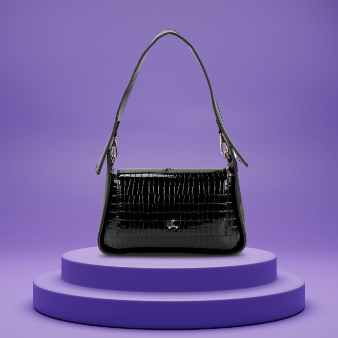 Mochi Women Black Shoulder Bag (SKU: 66-842-11-10) Mochi Women Black Shoulder Bag (SKU: 66-842-11-10)