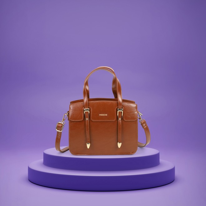 Women Brown Satchel Bag