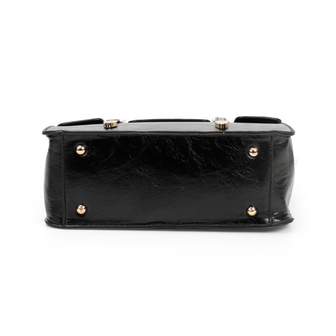 Mochi Women Black Satchel Bag (SKU: 66-843-11-10) Mochi Women Black Satchel Bag (SKU: 66-843-11-10)