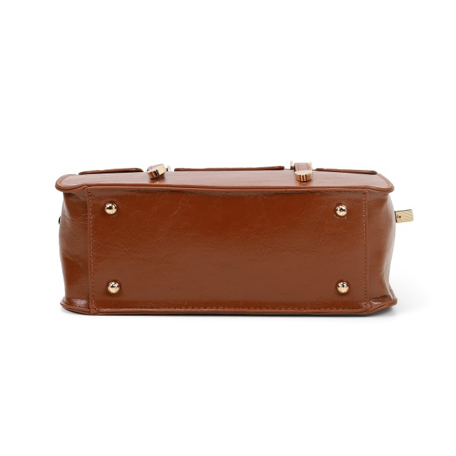 Mochi Women Brown Satchel Bag (SKU: 66-843-12-10)