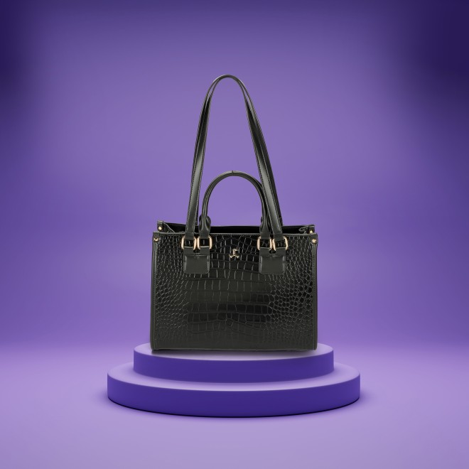 Mochi Women Black Satchel Bag