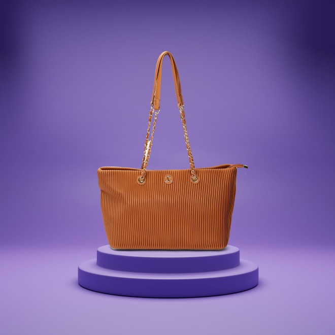 Women Tan Tote Bag