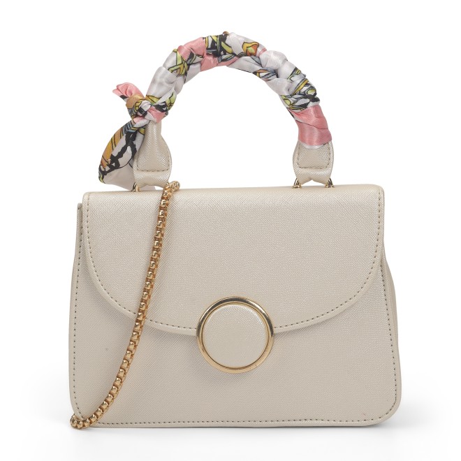 Women Beige Hand Bags Evening Bag