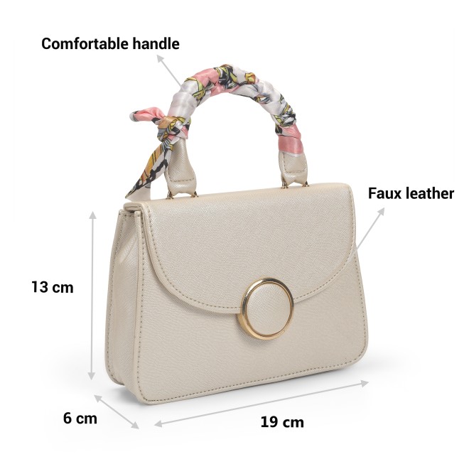 Mochi Women Beige Hand Bags Evening Bag (SKU: 66-853-20-10)
