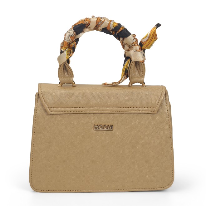 Mochi Women Gold Satchel Bag (SKU: 66-853-15-10)