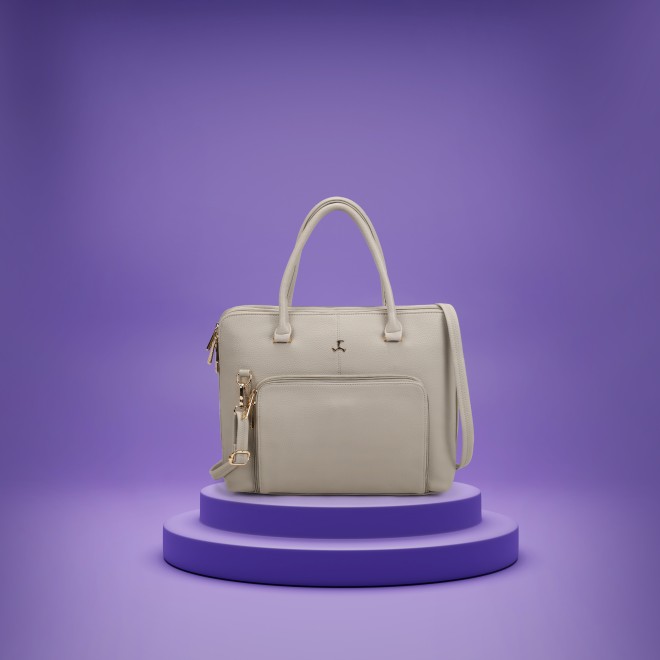 Mochi Women Light-grey Laptop Bag