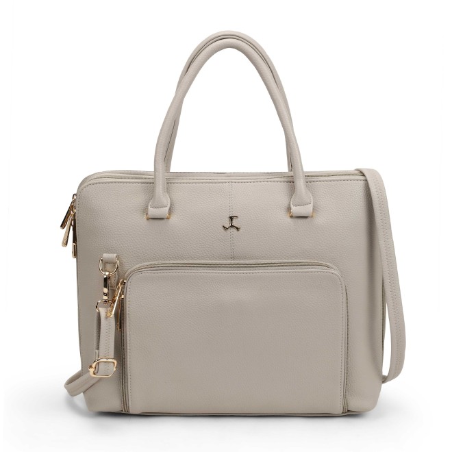 Mochi Women Light-grey Laptop Bag (SKU: 66-856-59-10)