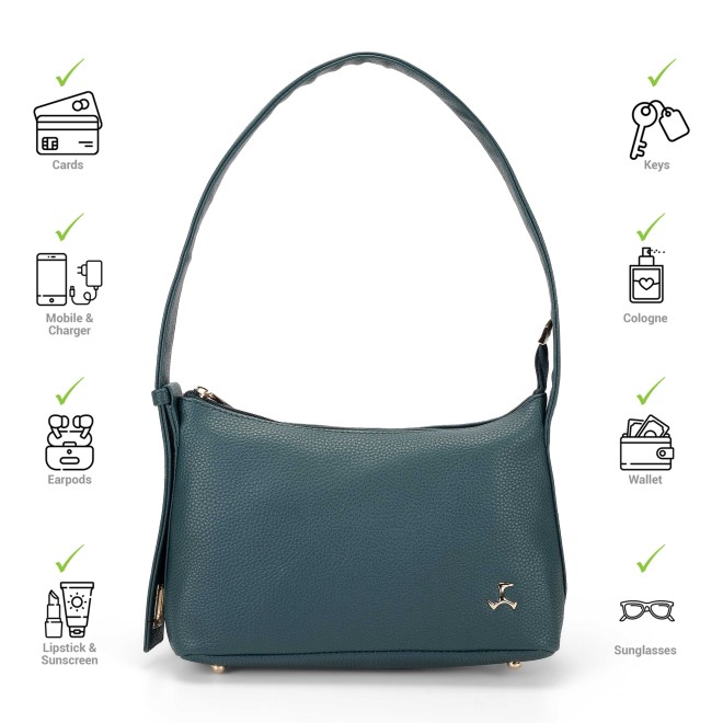 Mochi Women Green Shoulder Bag (SKU: 66-859-21-10)