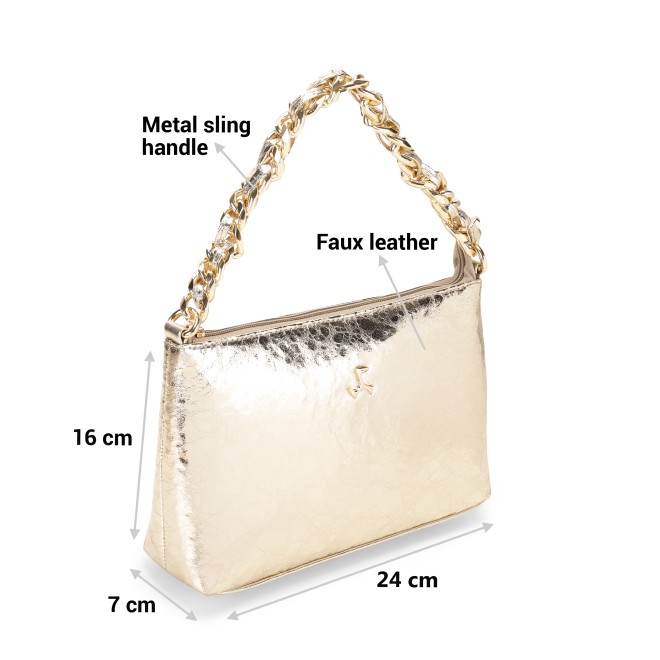 Mochi Women Gold Sling Bag (SKU: 66-861-15-10)