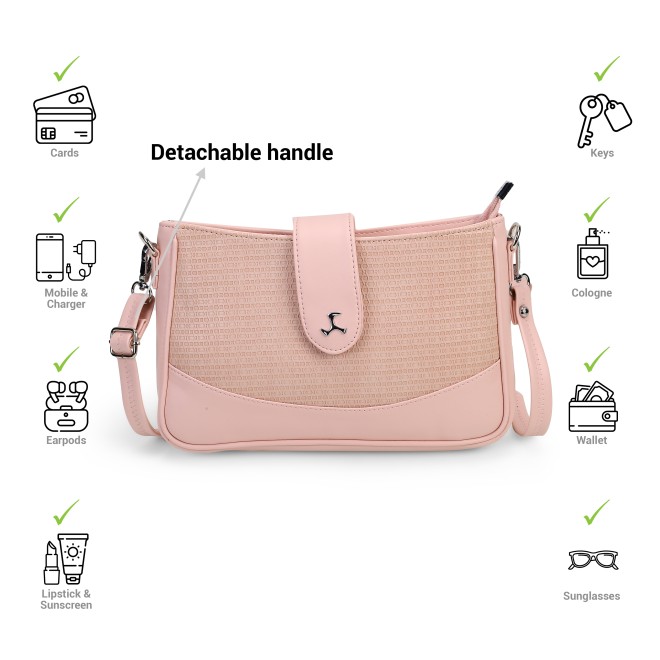 Mochi Women Pink Sling Bag (SKU: 66-862-24-10)