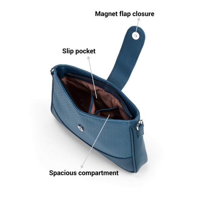 Mochi Women Blue Sling Bag (SKU: 66-862-45-10)