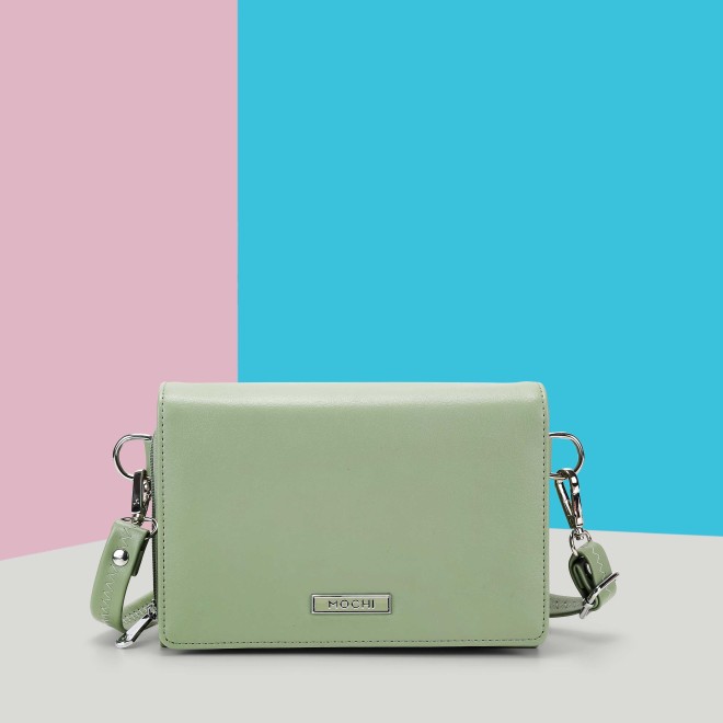 Women Green Sling Bag
