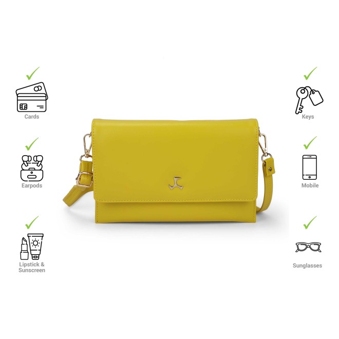 Mochi Women Yellow Sling Bag (SKU: 66-865-33-10)