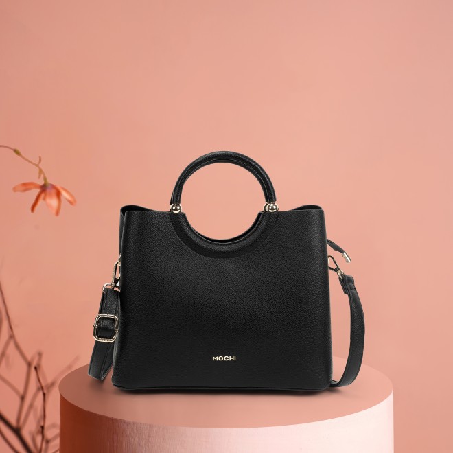 Women Black Satchel Bag