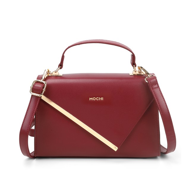 Mochi Women Maroon Satchel Bag (SKU: 66-867-44-10)