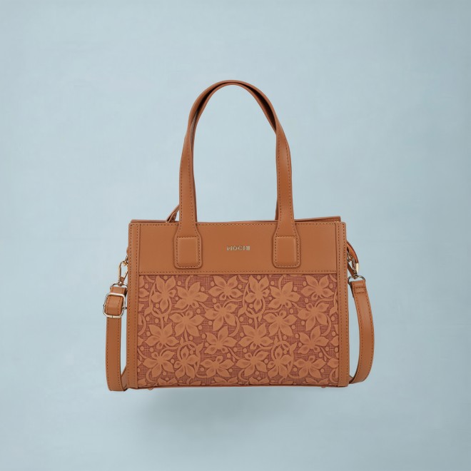 Women Tan Satchel Bag