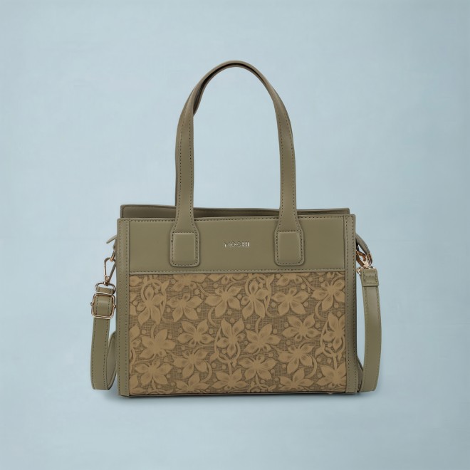 Mochi Women Olive Satchel Bag