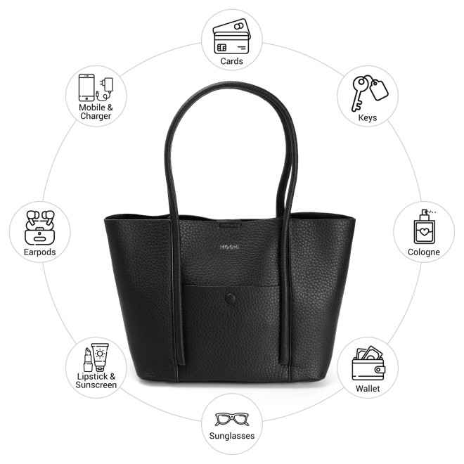 Mochi Women Black Shoulder Bag (SKU: 66-870-11-10)