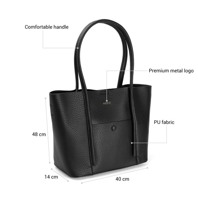 Mochi Women Black Shoulder Bag (SKU: 66-870-11-10)