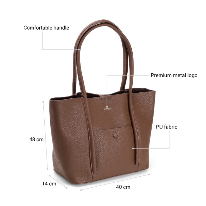 Mochi Women Brown Shoulder Bag (SKU: 66-870-12-10)