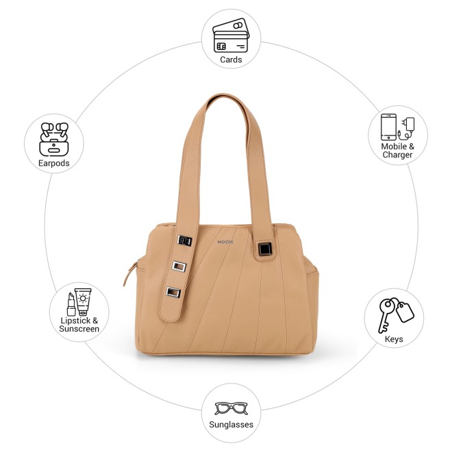 Mochi Women Beige Shoulder Bag (SKU: 66-871-20-10)