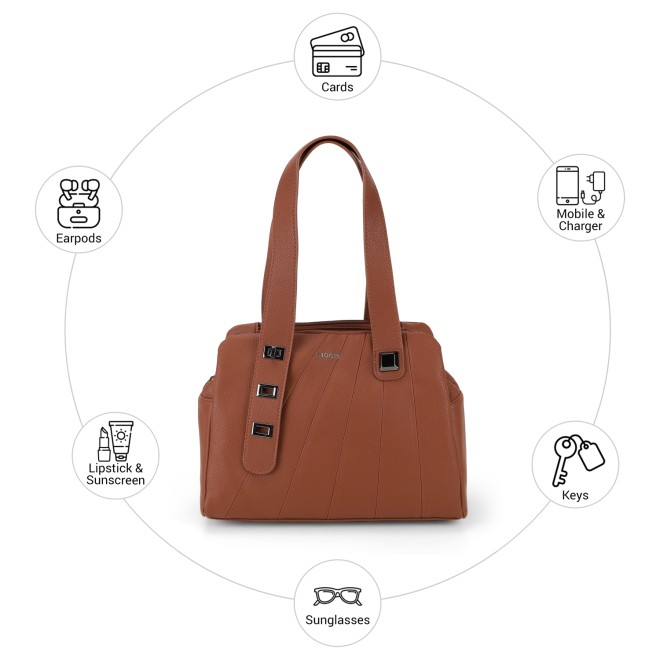 Mochi Women Tan Shoulder Bag (SKU: 66-871-23-10)