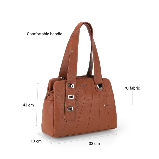 Mochi Women Tan Shoulder Bag (SKU: 66-871-23-10)