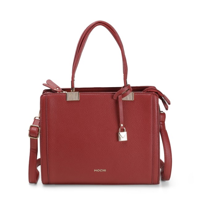 Mochi Women Maroon Satchel Bag (SKU: 66-872-44-10)
