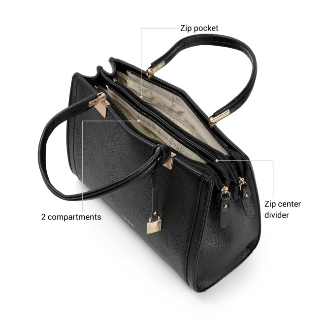 Mochi Women Black Satchel Bag (SKU: 66-872-11-10)