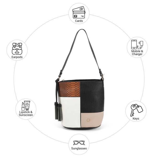 Mochi Women Black-multi Shoulder Bag (SKU: 66-878-53-10)