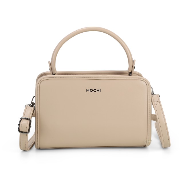 Mochi Women Beige Satchel Bag (SKU: 66-918-20-10)