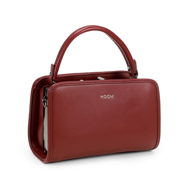Mochi Women Maroon Satchel Bag (SKU: 66-918-44-10)