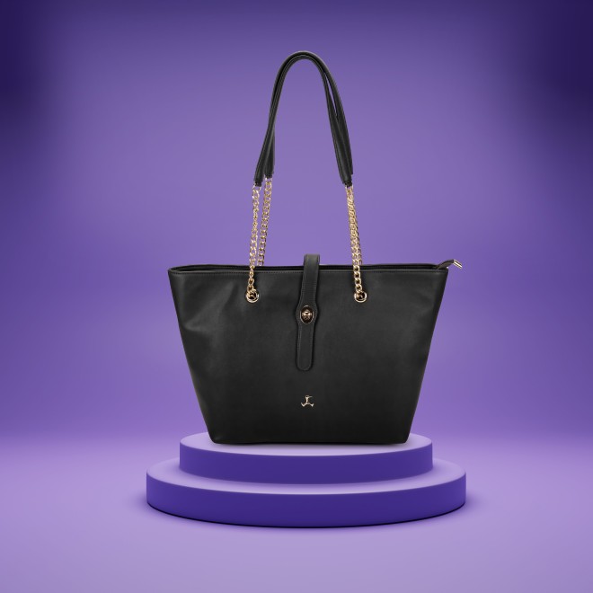Mochi Women Grey Tote Bag