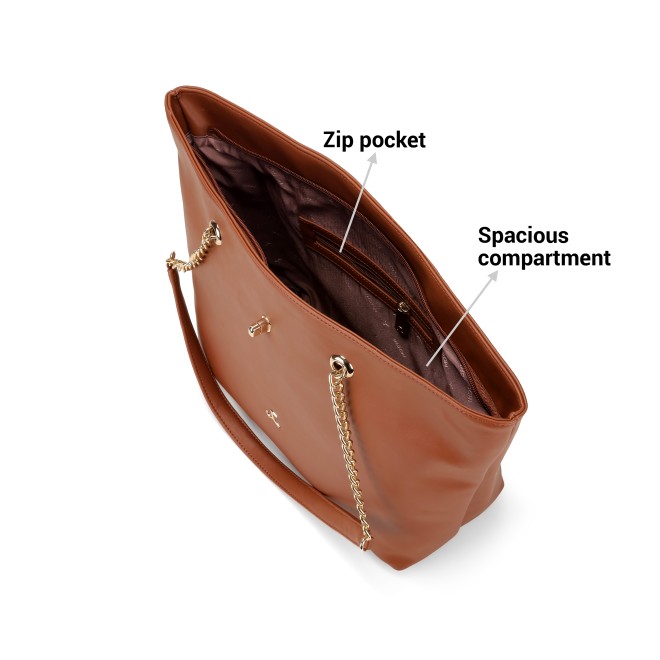 Mochi Women Tan Tote Bag (SKU: 66-919-23-10)