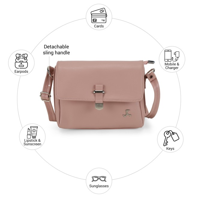 Mochi Women Pink Sling Bag (SKU: 66-922-24-10)