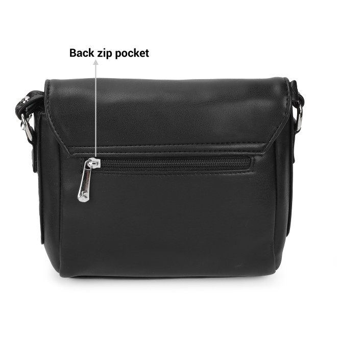 Mochi Women Black Sling Bag (SKU: 66-922-11-10)