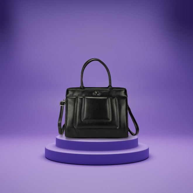 Buy Mochi Women Black Satchel Bag Online | SKU: 66-848-11-10