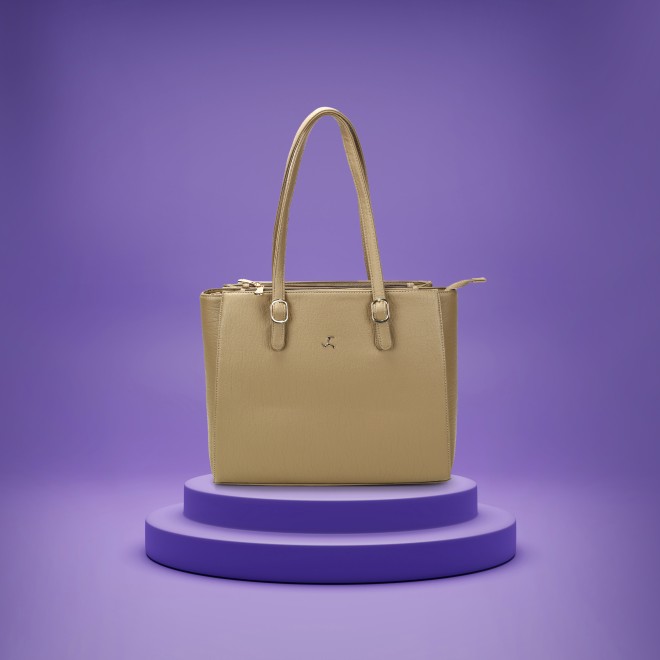 Women Beige Shoulder Bag