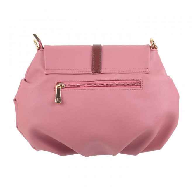 Mochi Women Peach Hand Bags Flap Over Sling (SKU: 66-95-80-10)