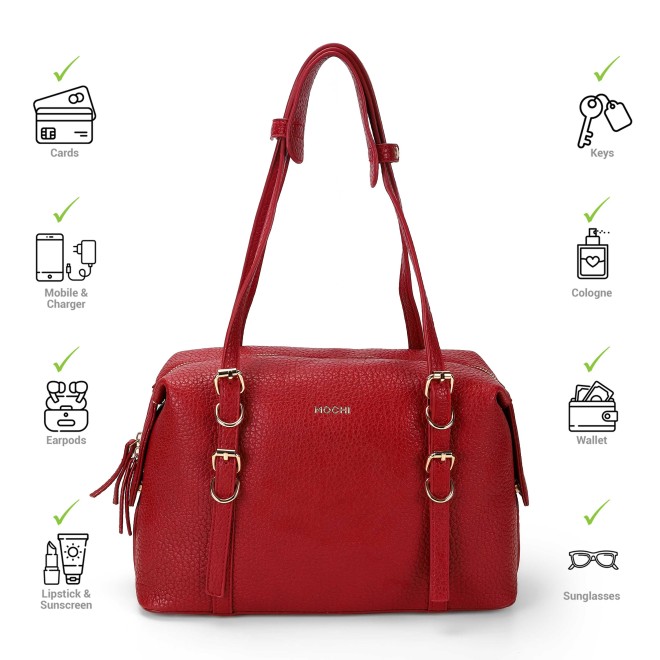 Mochi Women Maroon Shoulder Bag (SKU: 66-965-44-10) Mochi Women Maroon Shoulder Bag (SKU: 66-965-44-10)