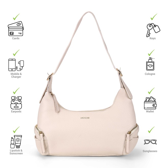Mochi Women Beige Shoulder Bag (SKU: 66-966-20-10)