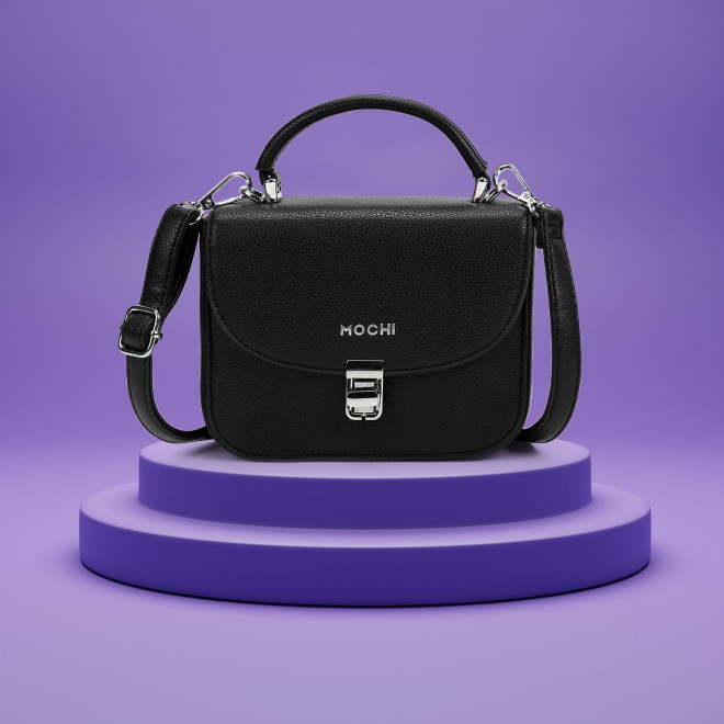 Women Black Satchel Bag
