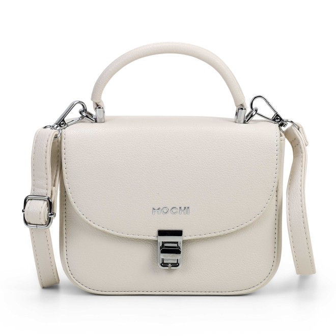 Mochi Women Off-white Satchel Bag (SKU: 66-967-66-10)