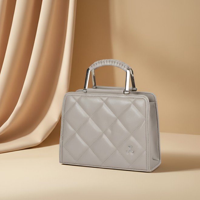 Women Grey Satchel Bag