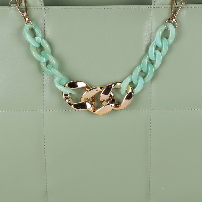 Mochi Women Green Satchel Bag (SKU: 66-977-21-10)