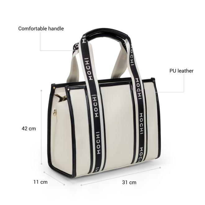Mochi Women Beige Satchel Bag (SKU: 66-978-20-10)