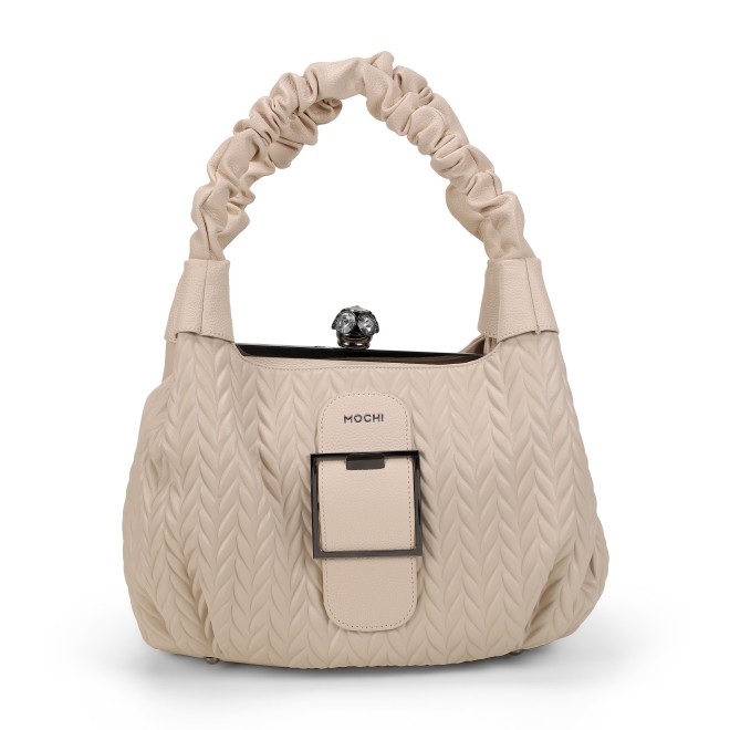 Women Beige Shoulder Bag